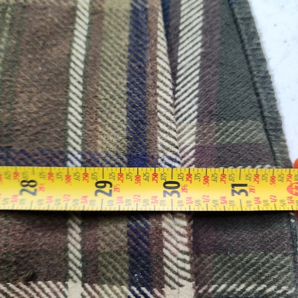 ORVIS Mens Plaid Flannel Shacket Long Sleeve Button Up XXL Hiking Outdoors - Picture 8 of 8